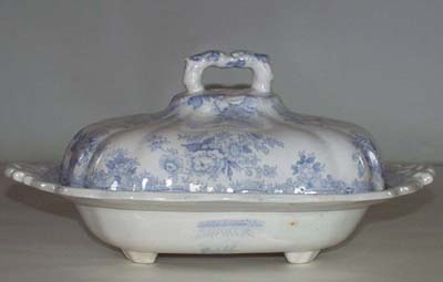 Vegetable Dish with Cover c1860